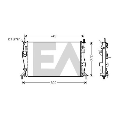 Radiateur, refroidissement du moteur