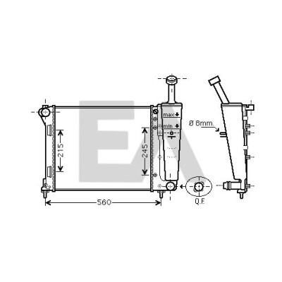 Radiateur, refroidissement du moteur