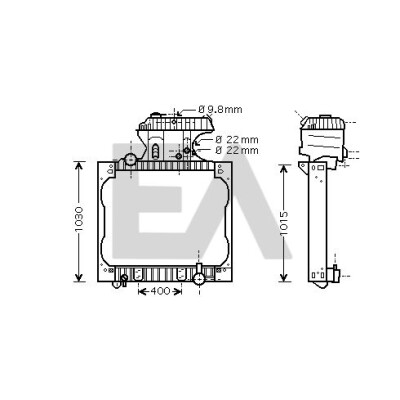 Radiateur, refroidissement du moteur