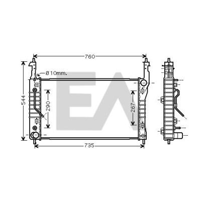 Radiateur, refroidissement du moteur