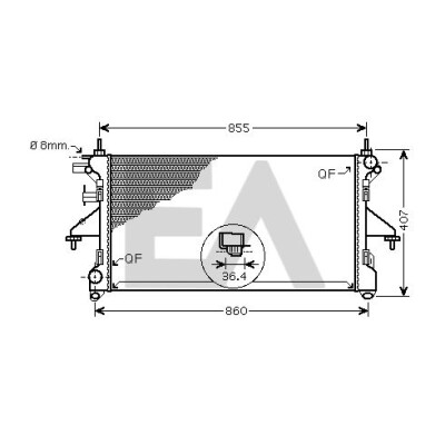 Radiateur, refroidissement du moteur