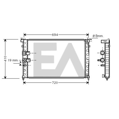 Radiateur, refroidissement du moteur