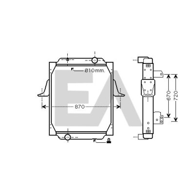 Radiateur, refroidissement du moteur