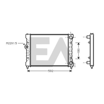 Radiateur, refroidissement du moteur