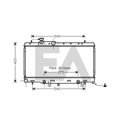 Radiateur, refroidissement du moteur
