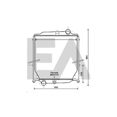 Radiateur, refroidissement du moteur