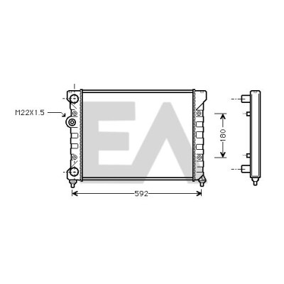 Radiateur, refroidissement du moteur