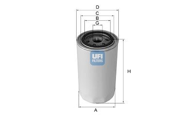Filtre à huile UFI 23.235.00