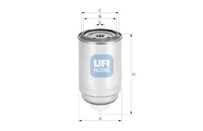 Filtre à carburant UFI 24.333.00