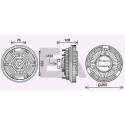 Roue du souffleur, refroidissementdu moteur