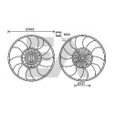 Roue du souffleur, refroidissementdu moteur