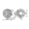 Roue du souffleur, refroidissementdu moteur