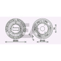 Roue du souffleur, refroidissementdu moteur