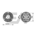 Roue du souffleur, refroidissementdu moteur