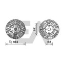 Roue du souffleur, refroidissementdu moteur