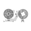 Roue du souffleur, refroidissementdu moteur