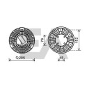 Roue du souffleur, refroidissementdu moteur