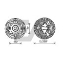 Roue du souffleur, refroidissementdu moteur