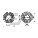 Roue du souffleur, refroidissementdu moteur