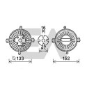 Roue du souffleur, refroidissementdu moteur