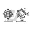 Roue du souffleur, refroidissementdu moteur