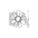 Roue du souffleur, refroidissementdu moteur