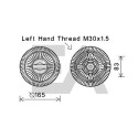 Roue du souffleur, refroidissementdu moteur