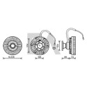 Roue du souffleur, refroidissementdu moteur