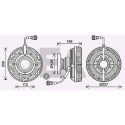 Roue du souffleur, refroidissementdu moteur