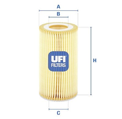 Filtre à huile UFI 25.003.00