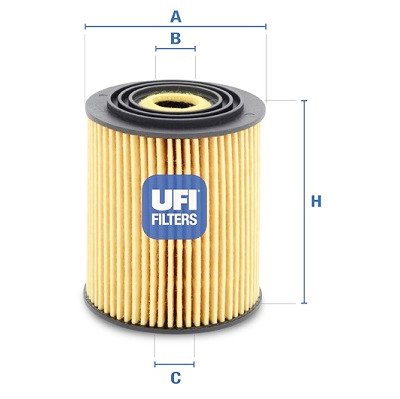 Filtre à huile UFI 25.034.00