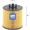 Filtre à huile UFI 25.047.00