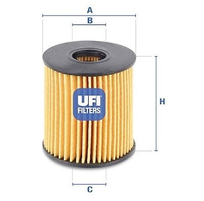 Filtre à huile UFI 25.060.00