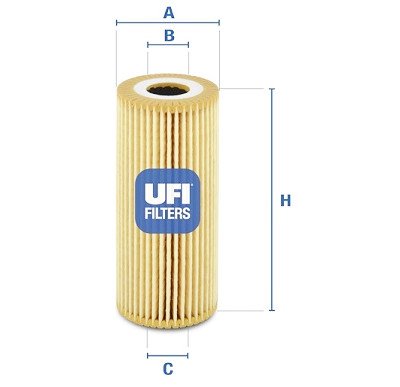 Filtre à huile UFI 25.067.00