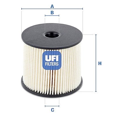 Filtre à carburant UFI 26.003.00