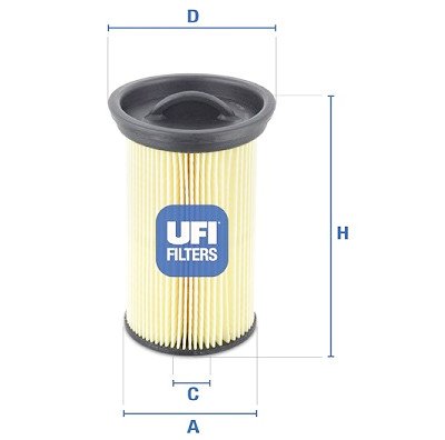Filtre à carburant UFI 26.005.00