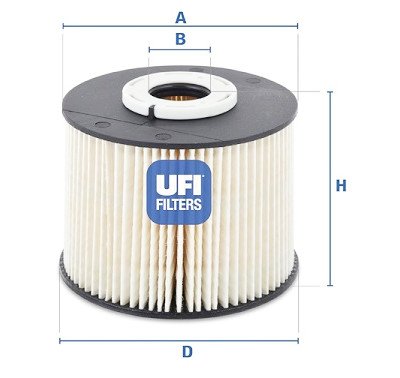 Filtre à carburant UFI 26.055.00