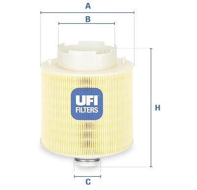 Filtre à air UFI 27.598.00