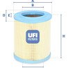 Filtre à air UFI 27.606.00