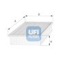 Filtre à air UFI 30.191.00