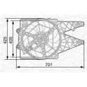 Ventilateur, refroidissement du moteur