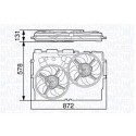 Ventilateur, refroidissement du moteur
