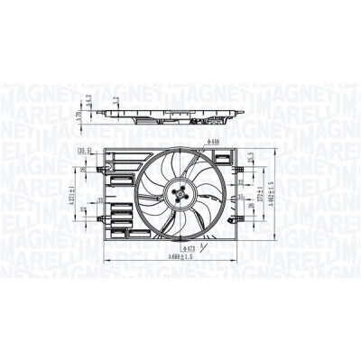 Ventilateur, refroidissement du moteur
