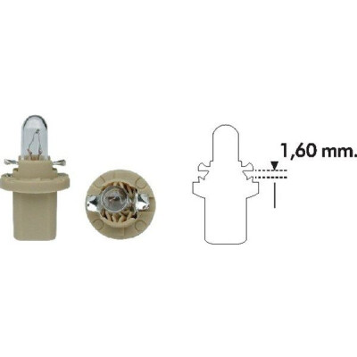 Ampoule, éclairage des instruments