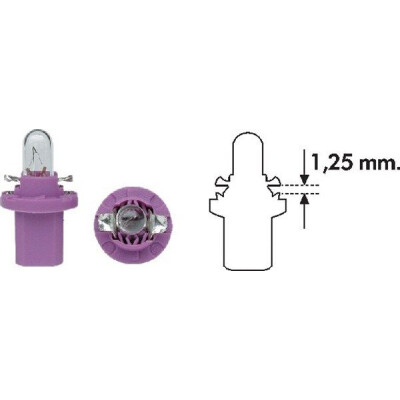 Ampoule, éclairage des instruments