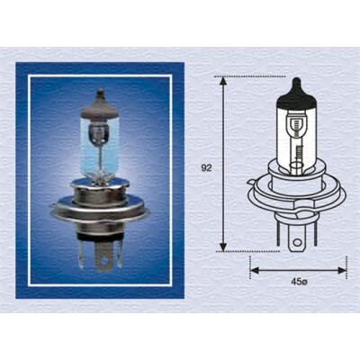 Ampoule, projecteur longue portée