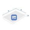 Filtre à air d&#39;habitacle UFI 53.006.00