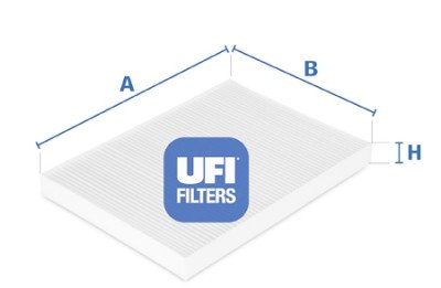 Filtre à air d'habitacle UFI 53.006.00