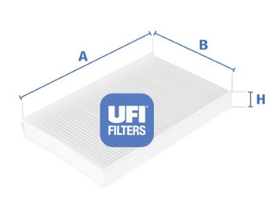 Filtre à air d'habitacle UFI 53.038.00