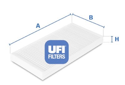 Filtre à air d'habitacle UFI 53.045.00